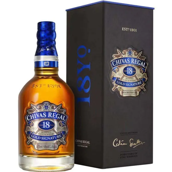 CHIVAS REGAL 700 ml, 1 l, 12 i 18 lat — hurtowo, napoje alkoholowe, Francoalva Sp. z o.o., Warszawa