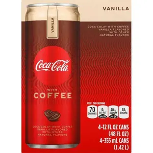 Coca-Cola With Coffee Vanilla Cans — wholesale soft & energy drinks from Francoalva Sp. z o.o., Warsaw