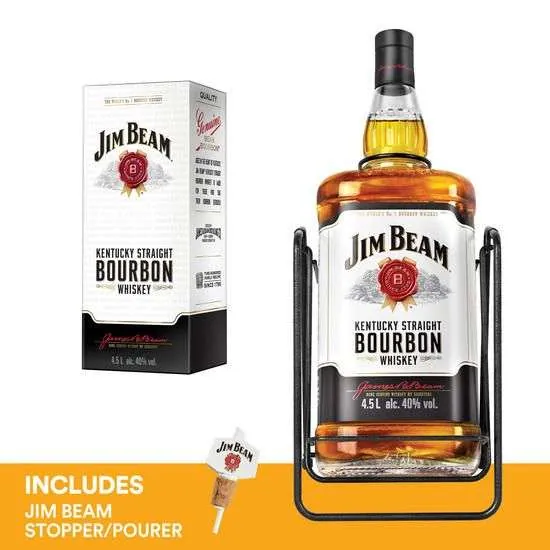 JIM BEAM 700 ml, 1 l, 4,5 l — hurtowo, napoje alkoholowe, Francoalva Sp. z o.o., Warszawa