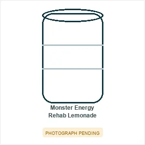 Monster Energy Rehab Lemonade — illustration; product photograph pending