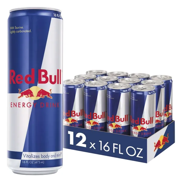 Red Bull Energy Drink, 16 Fl Oz (12 Count) — wholesale soft & energy drinks from Francoalva Sp. z o.o., Warsaw
