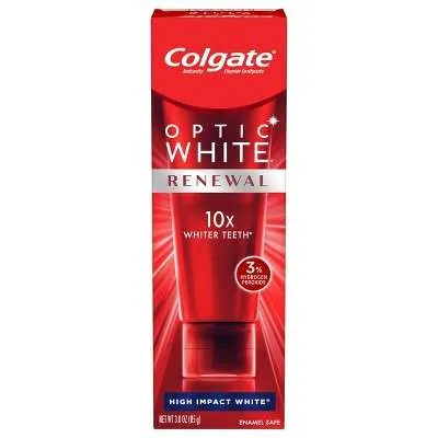 Colgate Optic White Renewal — wybielająca pasta do zębów — hurtowo, higiena jamy ustnej, Francoalva Sp. z o.o., Warszawa