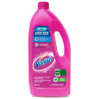 Odplamiacz w płynie Vanish 1 l — hurtowo, detergenty, Francoalva Sp. z o.o., Warszawa